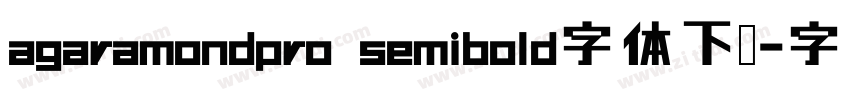 agaramondpro semibold字体下载字体转换